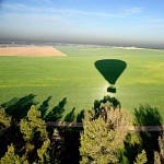 Traversée des champs "Rouhama" en ballon. שדות רוחמה ממעוף הבלון